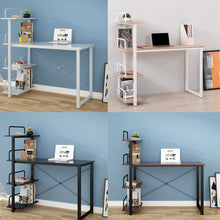 Load image into Gallery viewer, Panana Computer Desk Home Office PC Laptop Table With 4 Book / Files Shelves Fast Delivery Kids Study Desk Fast delivery