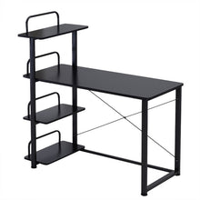 Load image into Gallery viewer, Panana Computer Desk Home Office PC Laptop Table With 4 Book / Files Shelves Fast Delivery Kids Study Desk Fast delivery